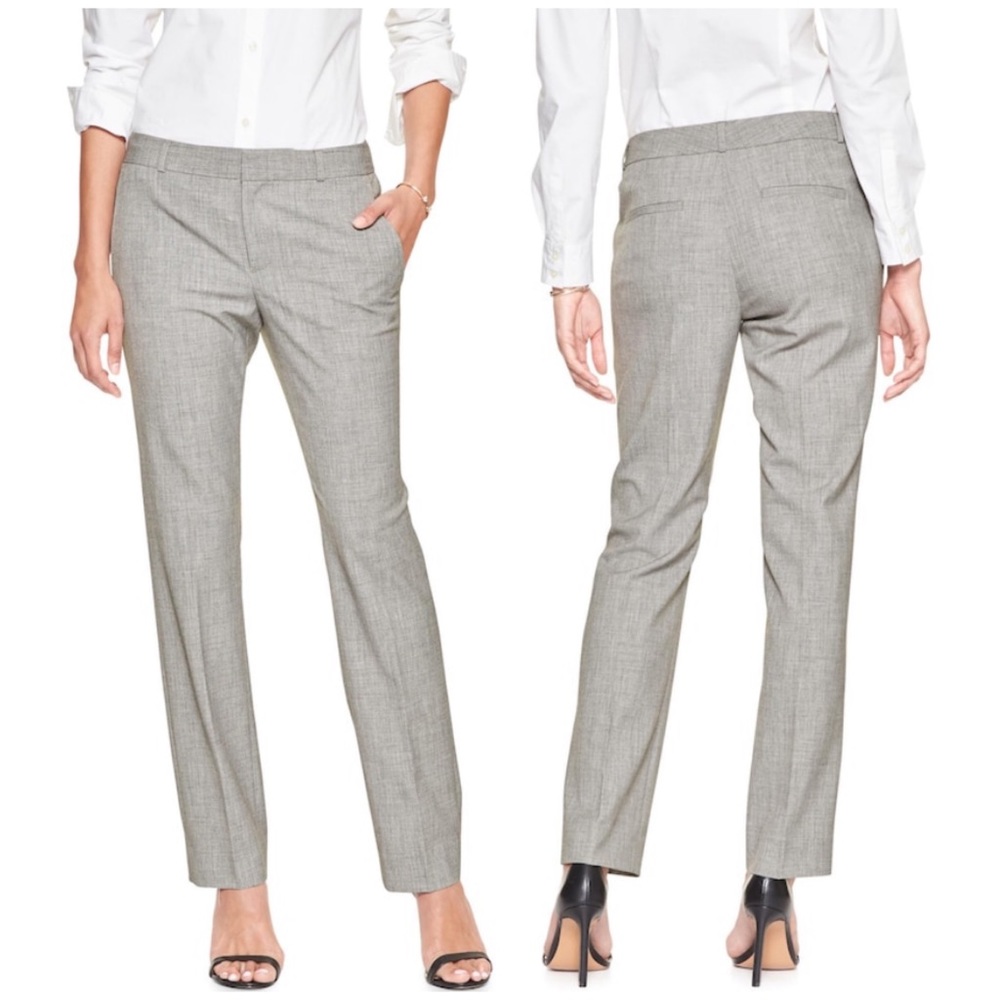 Banana Republic | Ryan Grey Slim Straight Pant